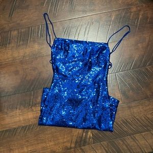 Lucy in the sky sequence blue dress.